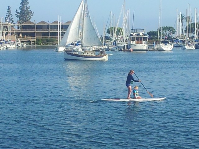 Paddleboarders @ Spanish Landing